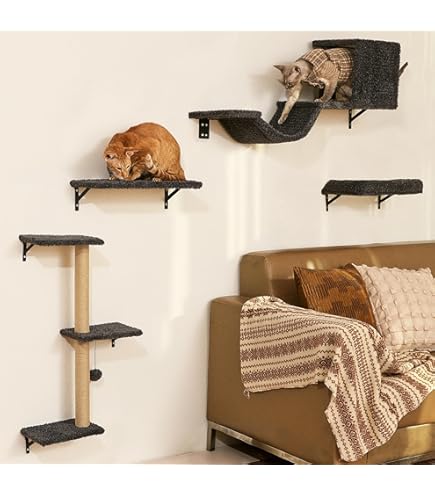 COZY KISS Capuchon Kattenbed & Hondenbed, Pluizig Zacht Rond Huisdierbed, Pluche Binnen Slaapkussen met Anti-Slip, Wasbaar voor Katten en Kleine Honden, (Grijs, 50x50x15cm