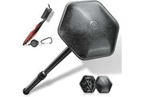 KOMCLUB Golf Travel Bag Support System Sturdy Aluminum Alloy Rod Golf Support Stick Protector Golf Club Travel Support Protection Excellent Durability Stability Golf Support Rod With Golf Club Brush