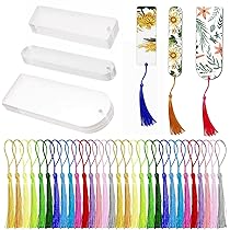 Aazon.co: Yeaqee 100 Pcs Transparent Acrylic Bookark Blanks Clear Acrylic Bookarks Acrylic - View #10