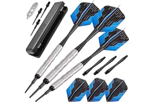 Fat Cat bulletz 90% tungsteno Dardos de Punta Blanda con Almacenamiento/Estuche de Viaje, 18 Gramos