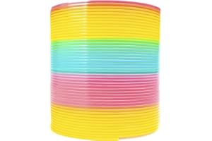 abeec Giant Rainbow Spring Toy - Fidget Toy, Birthday Present, Christmas Stocking Filler, Easter Present, Party Favour