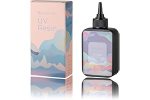 SANAAA Resina UV claro de tipo duro transparente UV solar curado resina para la fabricación de la joyería (200g)
