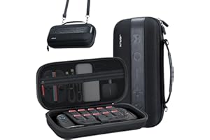 JSAUX Custodia per Nintendo Switch 2 (2025), Custodia da Viaggio Capiente con 20 Scomparti per Schede di Gioco, Custodia da Trasporto per Switch 2 e Accessori, Guscio Protettivo Portatile e Resistente