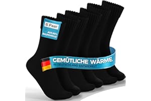 MEDOLY THERMO Socken (6 Paar) Wintersocken Damen & Herren mit Vollfrottee für gemütliche Wärme