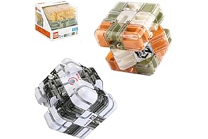 FUFUFA Large 3D Maze Cube, Puzzle Cubes Mazes Game for Kids. Engaging Brain Teaser Toy, Logical Challenge 3x3 Maze Puzzle Cube Toy for Logic Development and Stress Relief.