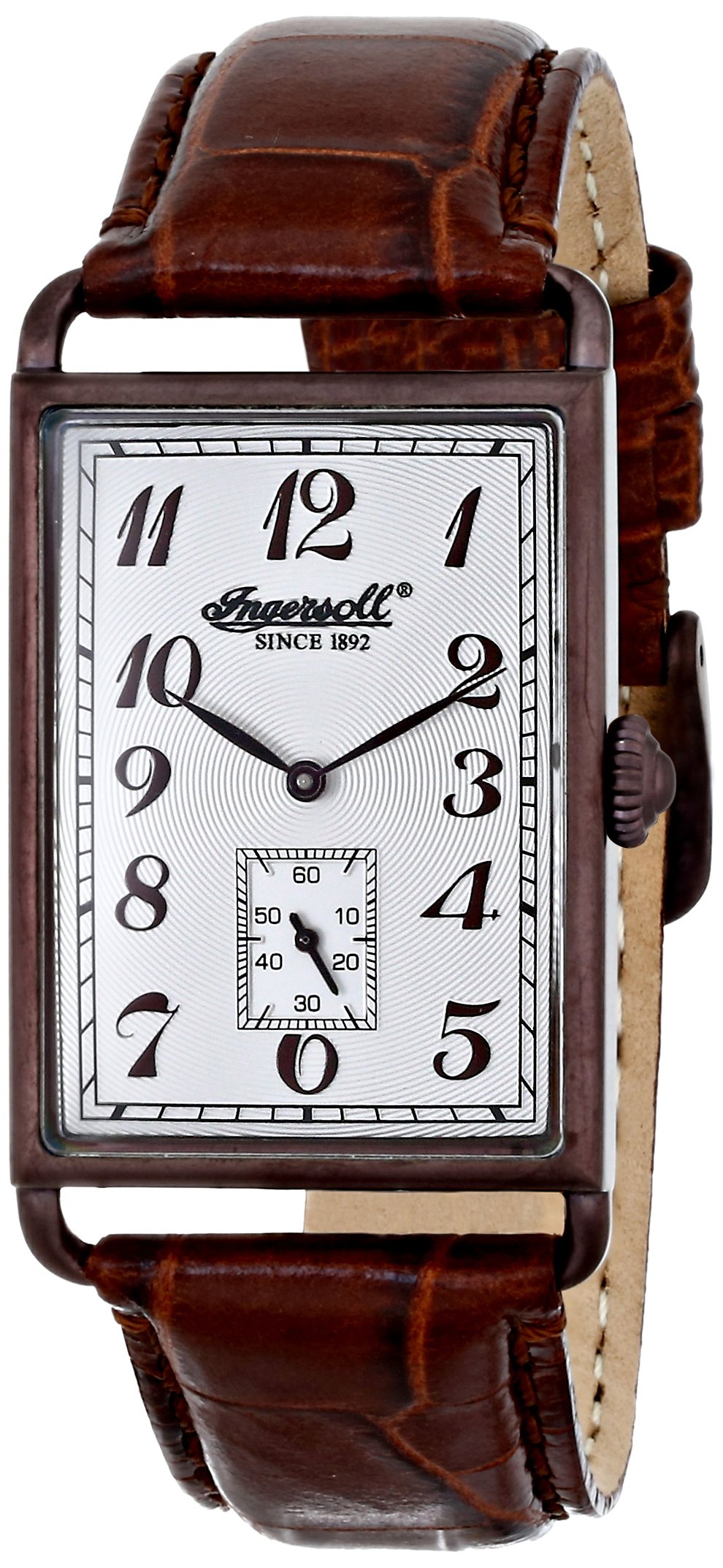 Ingersoll Herren Analog Uhr mit Leder Armband INQ005SLBR