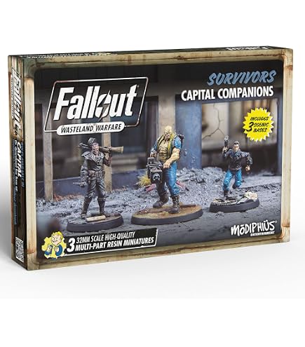 Figurine Fallout Jeu De Plateau Fallout Wasteland Warfare - Miniature Enclave : Deathclaw Domestiqué - Non Peinte - 32mm - Modiphius Wasteland Warfare Modphius