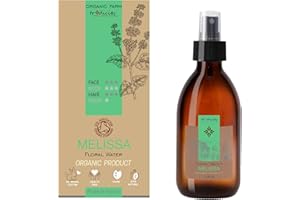 TRADICITY ORGANIC FARM Hidrolato de Melisa Bio Agua Floral de Melissa Tónico facial, Hidratante Natural, Cosmética Natural, Ambientador Casero, Bruma Facial Hidratante - 250 ml