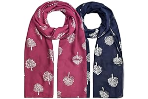 heekpek Bufanda Pañuelo Cuello Mujer Elegante Bufanda de Seda Fular de Mujer Estampado Hoja Plata Apto para Cuatro Estaciones Mujer Bufandas