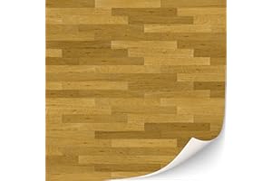 TEXTURKONTOR 3 Sheets Self-Adhesive Flooring for Dollhouse 1:12 Scale (Acacia)
