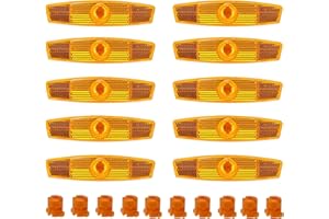 DABBOO Riflettori Bicicletta Catarifrangente Riflettori Bici Catarifrangente per Raggi Catarifrangente per Bici Universali Riflettori per Raggi Bici Cat Eye Bici Adatti per Mountain Bike Bici da Strada