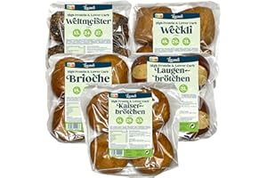 ‎LOCAWO Locawo High Protein & Low Carb Brötchenkorb ? Eiweißbrötchen mit vollem Weizengeschmack | Ideal für Low Carb, Keto und Fitness Ernährung