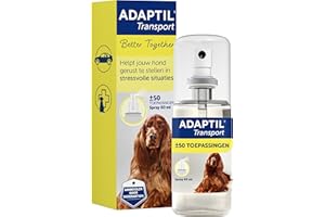 Adaptil Transport Spray For Dogs 60ml, Adaptil Dog Calming Spray Uses Pheromones To Help Reduce Anxiety And Stress In Pet Dogs, Pheromone Spray Helps Anxious Dogs Stay Calmer