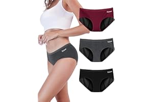 TIICHOO Bragas Menstruales Flujo Abundante Ropa Interior Mujer Periódico