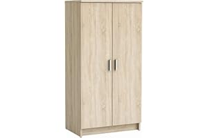 Demeyere Shoes Szafa na Ubrania, Płyta Wiórowa, Dąb Sonoma, 35, 5 x 54, 6 x 108, 4 cm