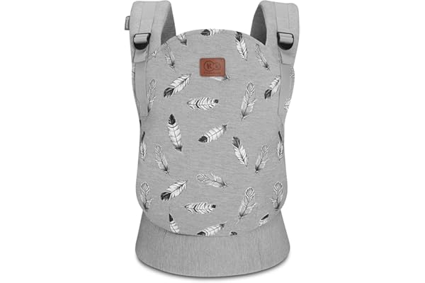 Kinderkraft Porte Bébé Physiologique MILO, Érgonomique, Portage Av/Ar, Gris