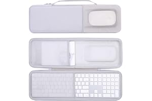 co2CREA twarde etui podróżne twarde etui na magiczną klawiaturę cyfrową (może być przechowywana Magic Mouse)(samo pudełko, tylko etui, nie zawiera zestawu klawiatury/myszy
