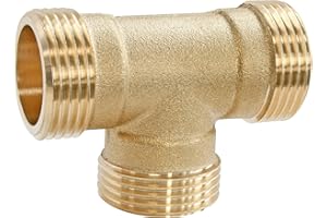 SOMATHERM FOR YOU - Té laiton égal - Triple Mâle 12/17 gris