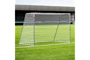 FORZA Steel42 Football Goal | Heavy-Duty Galvanised Steel Frame & Weatherproof Net – Multiple Sizes with Optional Rebounder Kit