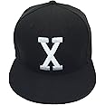 SVQFANG Malcolm X Hat Cap Bhm Dad Cap Snapback Custom 90s 3D Embroidered X Vintage Black