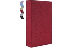 Vienrose Álbum de Fotos 10x15 cm de Gran Capacidad 300 Fotos Cubierta de Tela Libro de Imágenes Horizontales, Familia, Bebé, Boda, Aniversario, Vacaciones Rojo