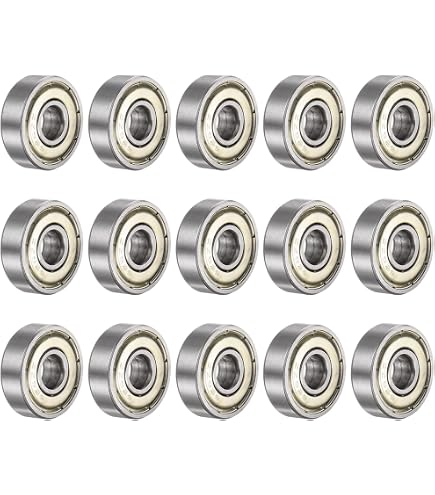 MAPLE ACE 696-ZZ Cuscinetti A Sfera 6x15x5mm Schermati Metallo - Confezione 10 Pezzi