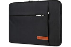 Lacdo 14-calowa torba na laptopa na 14-calowy HP ASUS Acer Lenovo Chromebook / 14-calowy ASUS VivoBook ZenBook/Lenovo ThinkPad IdeaPad/HP EliteBook/Dell Inspiron 14, Czarna