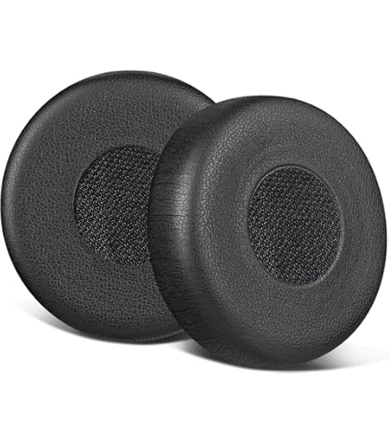 Cuscinetti Auricolari Di Ricambio In Spugna Per Jabra Evolve 20/30/40/65 – Traspiranti, Morbidi, Per Un Ottimo Isolamento Acustico