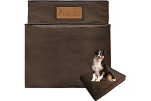 Ellie-Bo Ersatz Wasserdicht Hundebett, 100 x 66 cm, Large, Braun