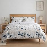 Etrexonline 3-Piece Duvet Cover Set for 90 cm Bed, Soft Breathable Microfibre &ndash; 1 Duvet Cover 150 x 220 cm, 1 Fitted Sheet 90