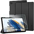 CACOE Cover Compatibile con Samsung Galaxy Tab A8 10.5 Pollici 2021/2022 Custodia con Vetro Temperato Ultra Sottile con Funzi