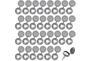 XINSHENG 120 Piezas Gris Tapa de Tornillo de Plástico, Tapas Cubierta de Tornillo con Bisagra para Tornillos de Número 6 y 8, para Armario de Mueble