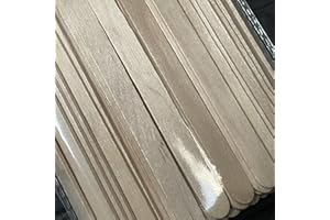 1Buy UK 100 Wooden Plant Marker Sticks Seed Labels Seedling Tags Craft Lolly Sticks Wood