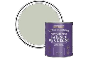 Rust-Oleum Peinture Verte Résistante à l'eau pour Faïence de Cuisine, Finition Satinée - Aloé Vera 750ml
