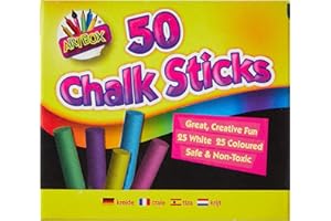 ARTBOX Art Box Craies, couleurs assorties (lot de 50)