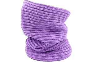 Colours & Beauty Scaldacollo Uomo Donna Tubolare Lavorato a Maglia Made in Italy | Sciarpa ad Anello Tinta Unita Colori Vari Unisex | Copri Collo in Lana Taglia Unica | Tubo Collo Termico