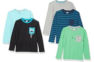 Amazon Essentials Jungen Langärmelige T-Shirts