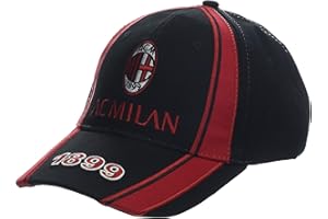 3R SPORT S.R.L. Milan PS 09790 Casquette de baseball pour homme avec visière A.C.Milan