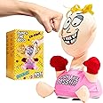 KreativeKraft Stress Relief Toys for Adults - Punch The Boss Stress Toy Anger Relief Anti Stress Office Desk Punch Bag Coworker Secret Santa - Funny Gifts (Pink)