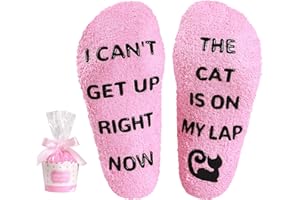 BONANGEL Gifts for Women Funny Socks for Dog Cat Lovers Birthday Present for Her Girls Mum Ladies Wife Daughter Warm Gift for Mother's Day
