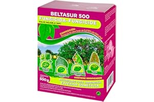 PROBELTE JARDÍN Beltasur 500 Fungicida Plantas - Fungicida Foliar de contacto con Acción Preventiva - Autorizado para Jardinería Exterior - Mildiu Cribado, Roya y Repilo - Polvo Mojable (WP) - 500 g- Probelte