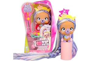 VIP Pets Hair Academy Miley - Collezionabili cagnolini con i Capelli XXL per acconciare, tagliare e Fare Extension di Capelli, Regalo ottimale per Bambini e Bambine 4 Anni o più