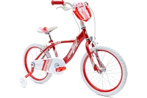Huffy Bicicleta Glimmer para niñas, Rojo, 18 "