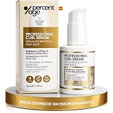 %PERCENTAGE Hyaluronic Acid 4D Antifrizz Curls Activator - Curls Definer Hair Serum - Controls Frizz and Provides Elasticity