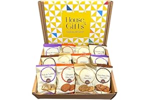 HOUSE OF GIFTS Biscuits Gift Set Biscuit Hamper Including 12 Packs of Two Grandma Wild's Classic Biscuits (24 Single Total) Ideal Biscuit Lovers Gift