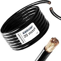 Terminal Cable Terminal De Cable Exoda 25mm² M8 - Para Cable De Batería Y Trenzado De Cobre | 4 Unidades Accesorios Eléctricos Coche