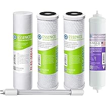 MewMore Set Ricambio Filtri Acqua RO 5 Stadi 75 GPD | Compatibile Con Sistemi APEC Essence/Ultimate, Membrana E Prefiltri
