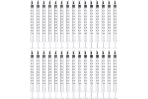 YODOOLTLY 1ml Spritze- 30 Stück Ohne Nadel Spritzen 1ml Plastik Spritze für Kleine Haustierfütterung Industrielle Präzisionsanwendung