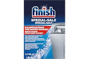 Finish Specjalna sól - sól do zmywarki - ochrona przed wapnem, zapewnia miękką wodę, zapobiega plamom wody - 1,2 kg