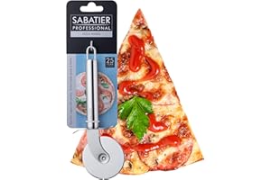Sabatier Professional Pizza Cutter Wheel - by Taylors Eye Witness. Stainless Steel Construction. Dishwasher Safe. Also for Sugarcraft, Pastry, Homemade Pasta & Herbs. 25 Year Guarantee.